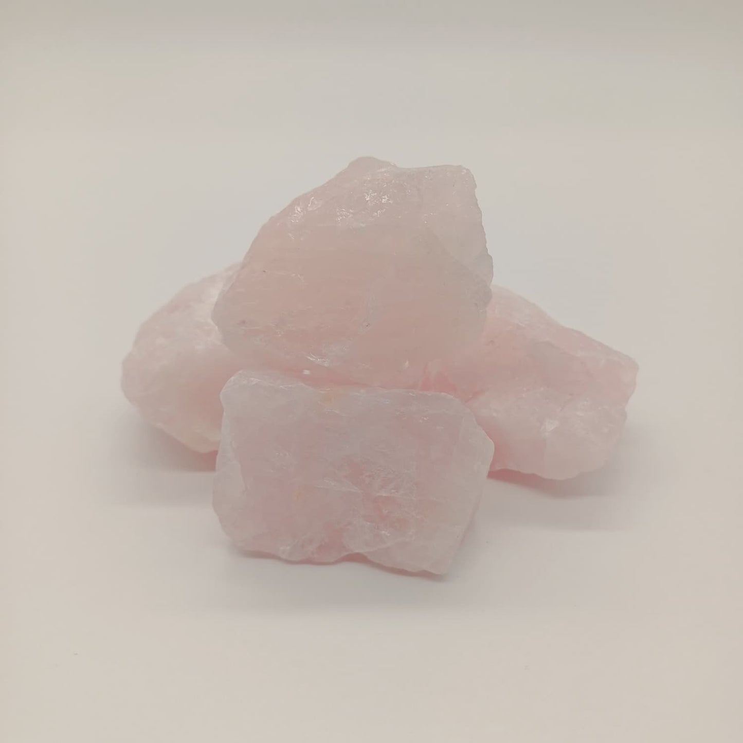 Rumi Şifa Pembe Kuvars Ham Doğal Taş
