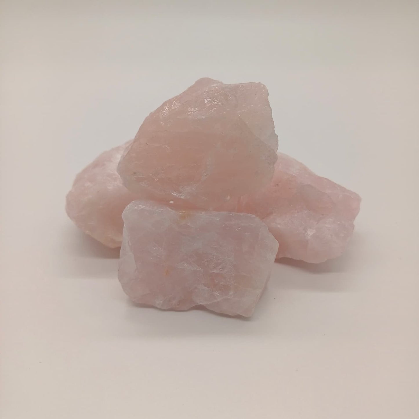 Rumi Şifa Pembe Kuvars Ham Doğal Taş