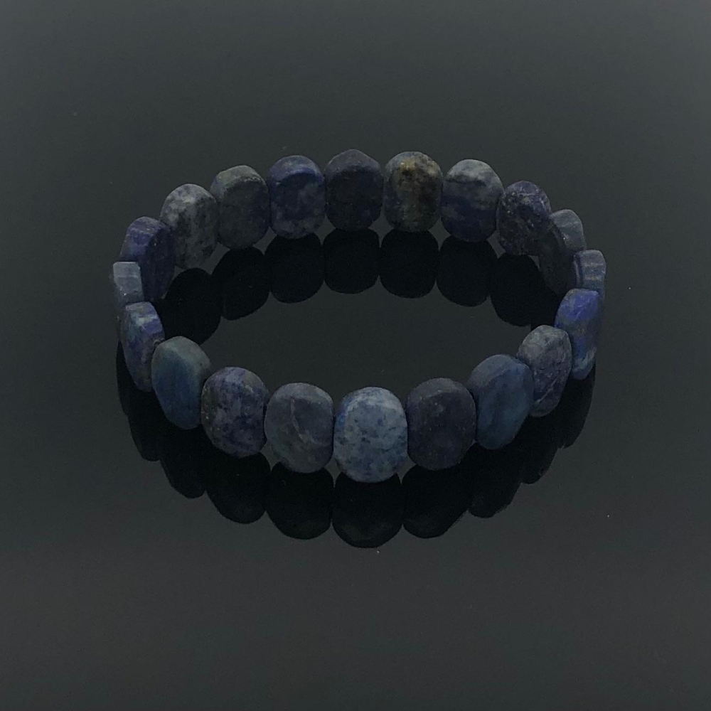 Rumi Şifa Rolex Kesim Lapis Lazuli Doğal Taş Bileklik