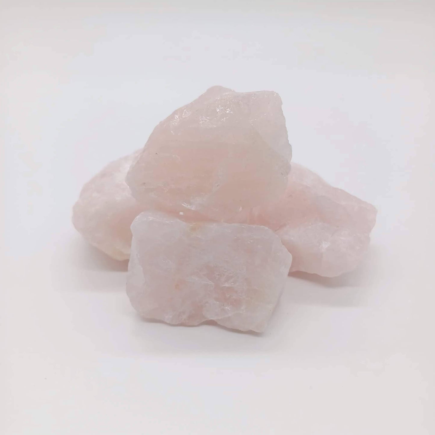 Rumi Şifa Pembe Kuvars Ham Doğal Taş