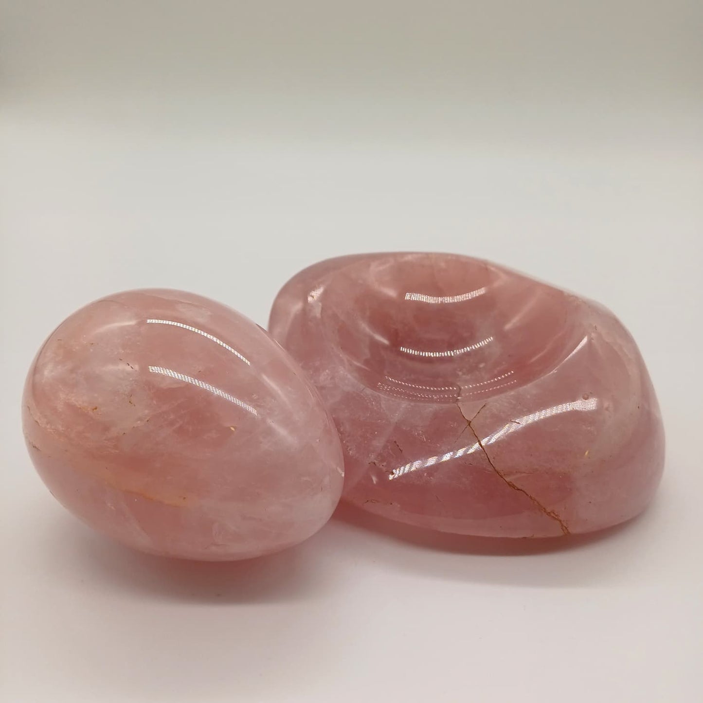 Rumi Şifa Pembe Kuvars Doğal Taş Enerji Seti