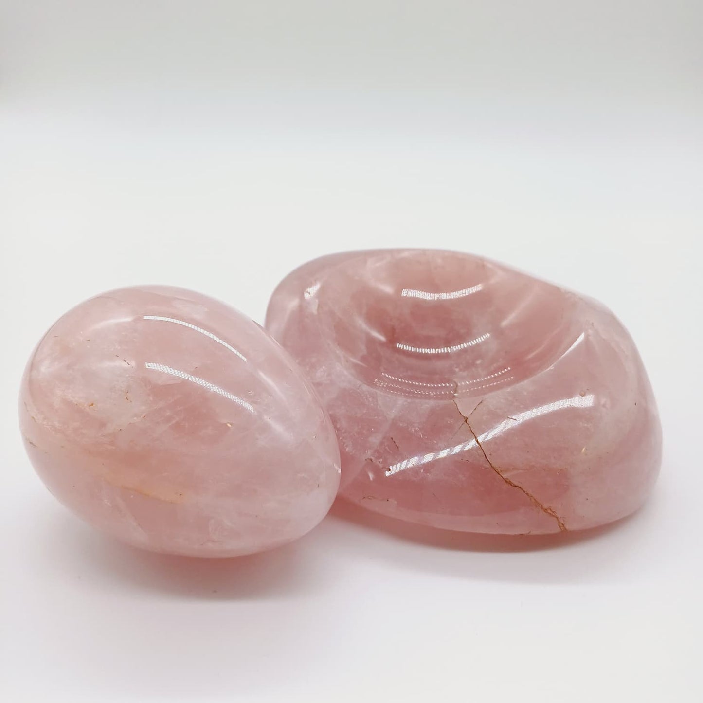 Rumi Şifa Pembe Kuvars Doğal Taş Enerji Seti