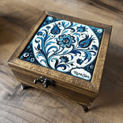 Rumi Şifa Ahşap Hediye Kutusu