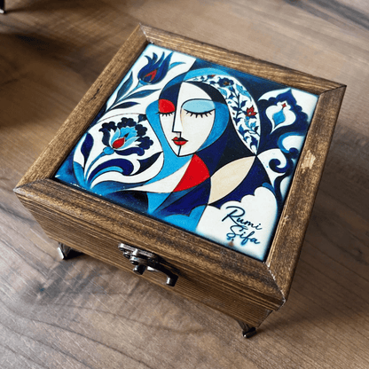 Rumi Şifa Ahşap Hediye Kutusu