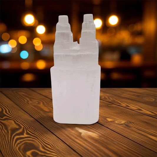 Rumi Şifa Saf Selenit Kule