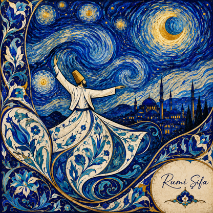 Rumi Şifa Ahşap Hediye Kutusu