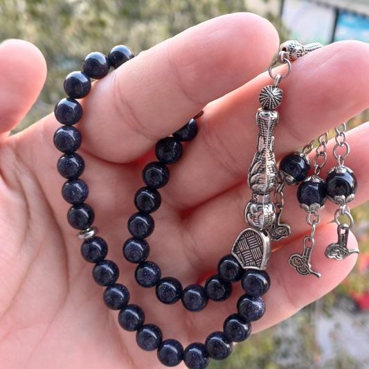 Rumi Şifa Yıldız Doğal Taş Tesbih